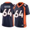 George Gaiser #64 Broncos Navy Jersey