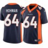 Jon Hohman #64 Broncos Navy Jersey