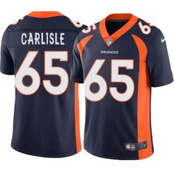 Cooper Carlisle #65 Broncos Navy Jersey