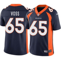 Lloyd Voss #65 Broncos Navy Jersey