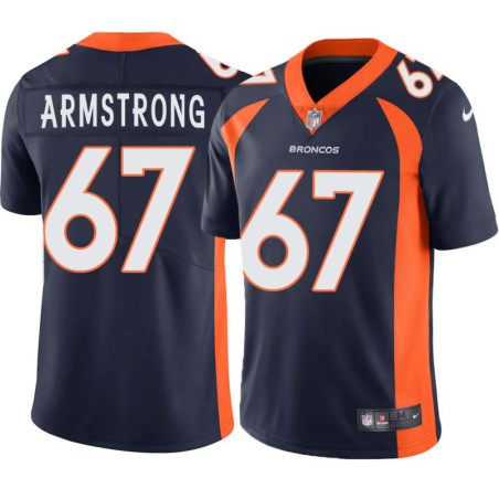 Ka'John Armstrong #67 Broncos Navy Jersey