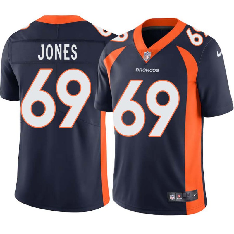 David Jones #69 Broncos Navy Jersey