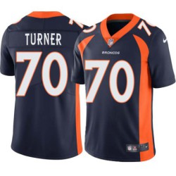 Billy Turner #70 Broncos Navy Jersey