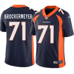 Blake Brockermeyer #71 Broncos Navy Jersey