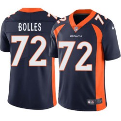 Garett Bolles #72 Broncos Navy Jersey