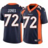 Ernest Jones #72 Broncos Navy Jersey