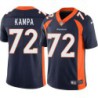 Bob Kampa #72 Broncos Navy Jersey