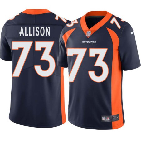 Henry Allison #73 Broncos Navy Jersey