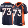 Shawn Hollingsworth #73 Broncos Navy Jersey