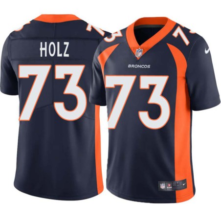 Gordy Holz #73 Broncos Navy Jersey