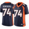 Dan Remsberg #74 Broncos Navy Jersey