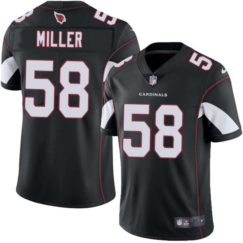 Cardinals #58 Terry Miller Stitched Black Jersey