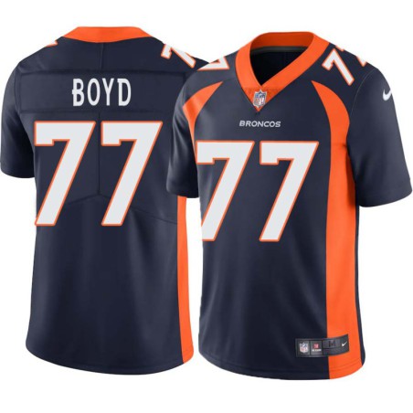 Greg Boyd #77 Broncos Navy Jersey