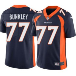 Brodrick Bunkley #77 Broncos Navy Jersey