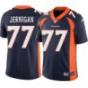 Timmy Jernigan #77 Broncos Navy Jersey