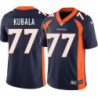 Ray Kubala #77 Broncos Navy Jersey