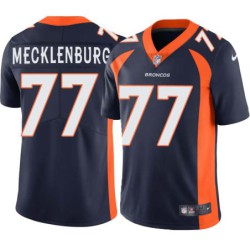 Karl Mecklenburg #77 Broncos Navy Jersey