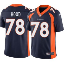 Winford Hood #78 Broncos Navy Jersey