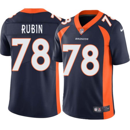 Ahtyba Rubin #78 Broncos Navy Jersey