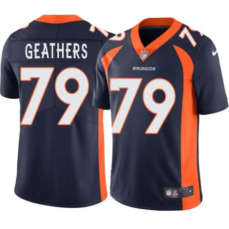 Jumpy Geathers #79 Broncos Navy Jersey