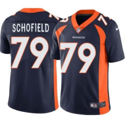 Michael Schofield #79 Broncos Navy Jersey