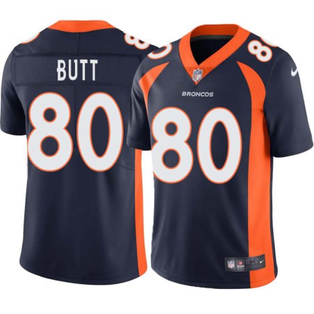 Jake Butt #80 Broncos Navy Jersey