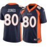 Jim Jones #80 Broncos Navy Jersey