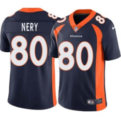 Ron Nery #80 Broncos Navy Jersey