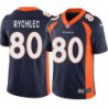 Tom Rychlec #80 Broncos Navy Jersey