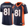 Ken Carpenter #81 Broncos Navy Jersey