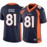 Chris Cole #81 Broncos Navy Jersey