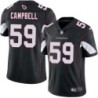 Cardinals #59 De'Vondre Campbell Stitched Black Jersey