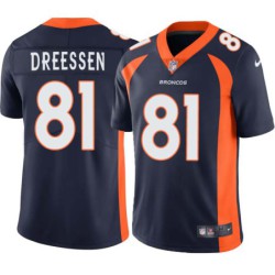 Joel Dreessen #81 Broncos Navy Jersey