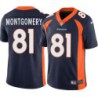 Scottie Montgomery #81 Broncos Navy Jersey