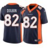 Jack Dolbin #82 Broncos Navy Jersey