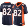 Jeff Heuerman #82 Broncos Navy Jersey