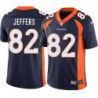 Patrick Jeffers #82 Broncos Navy Jersey