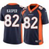 Kevin Kasper #82 Broncos Navy Jersey