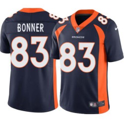 Melvin Bonner #83 Broncos Navy Jersey