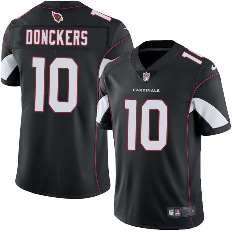 Cardinals #10 Bill Donckers Stitched Black Jersey