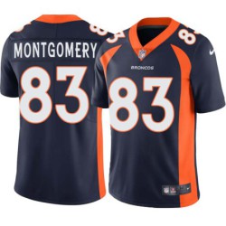 Scottie Montgomery #83 Broncos Navy Jersey