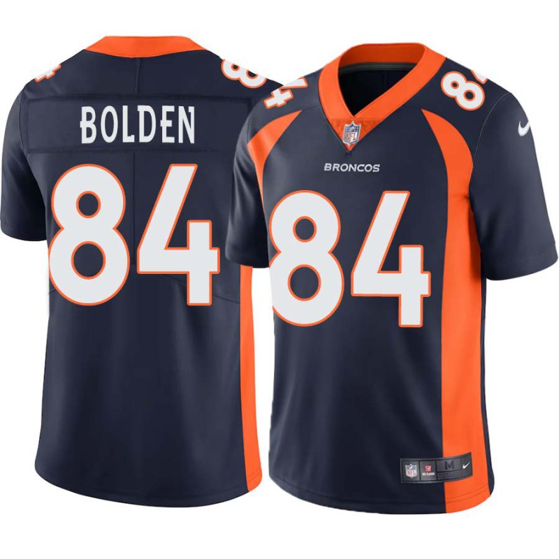 Victor Bolden #84 Broncos Navy Jersey