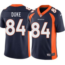 Wesley Duke #84 Broncos Navy Jersey