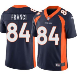 Jason Franci #84 Broncos Navy Jersey