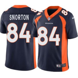 Matt Snorton #84 Broncos Navy Jersey