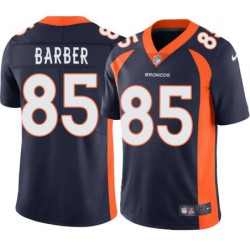 Mike Barber #85 Broncos Navy Jersey