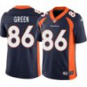 Paul Green #86 Broncos Navy Jersey