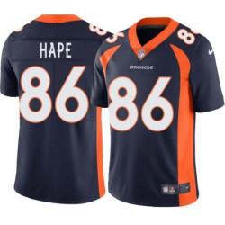 Patrick Hape #86 Broncos Navy Jersey