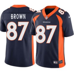 Boyd Brown #87 Broncos Navy Jersey