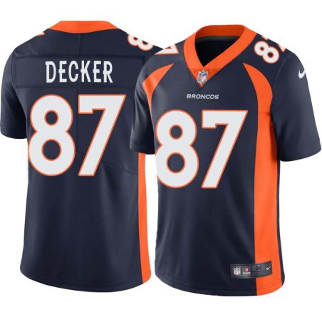 Eric Decker #87 Broncos Navy Jersey